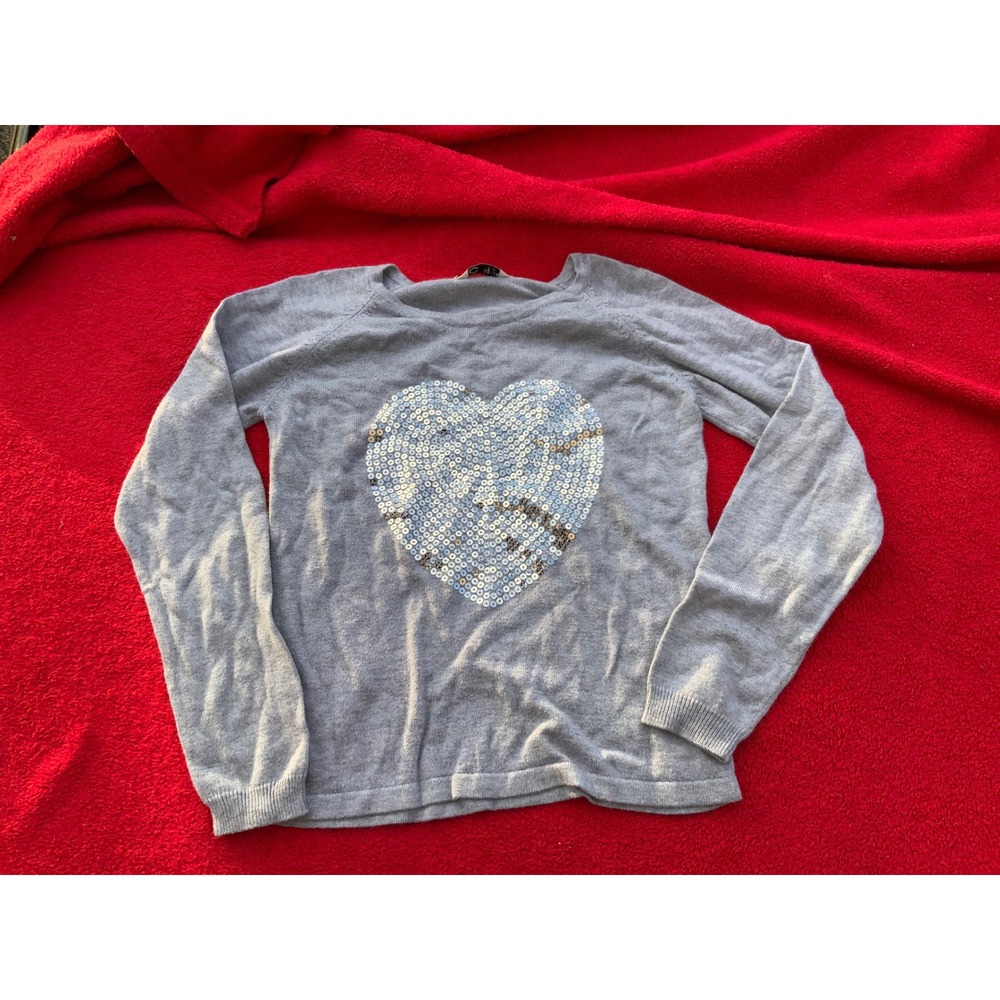 Guess Kids Pink Striped Sequin Logo Sweater Size‎ 7 & Two Long Sleeve Tops - Picture 9 of 12